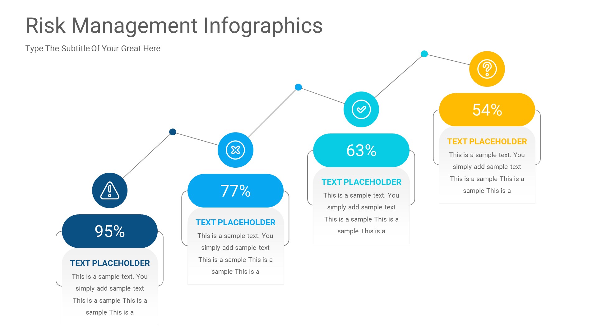 Risk Management PowerPoint Infographics Slides, Presentation Templates