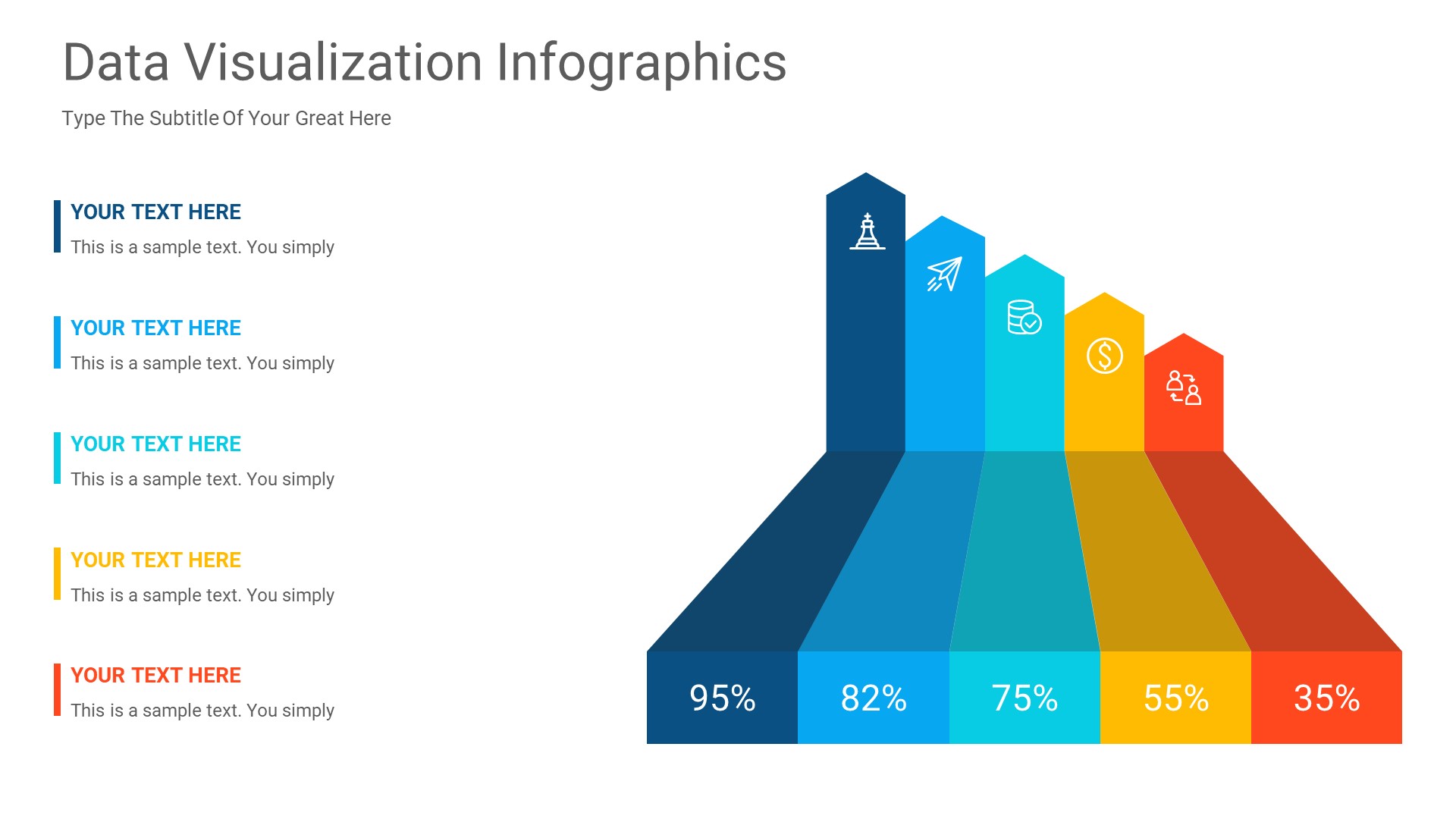 Data Visualization - PowerPoint Infographics Slides, Presentation Templates