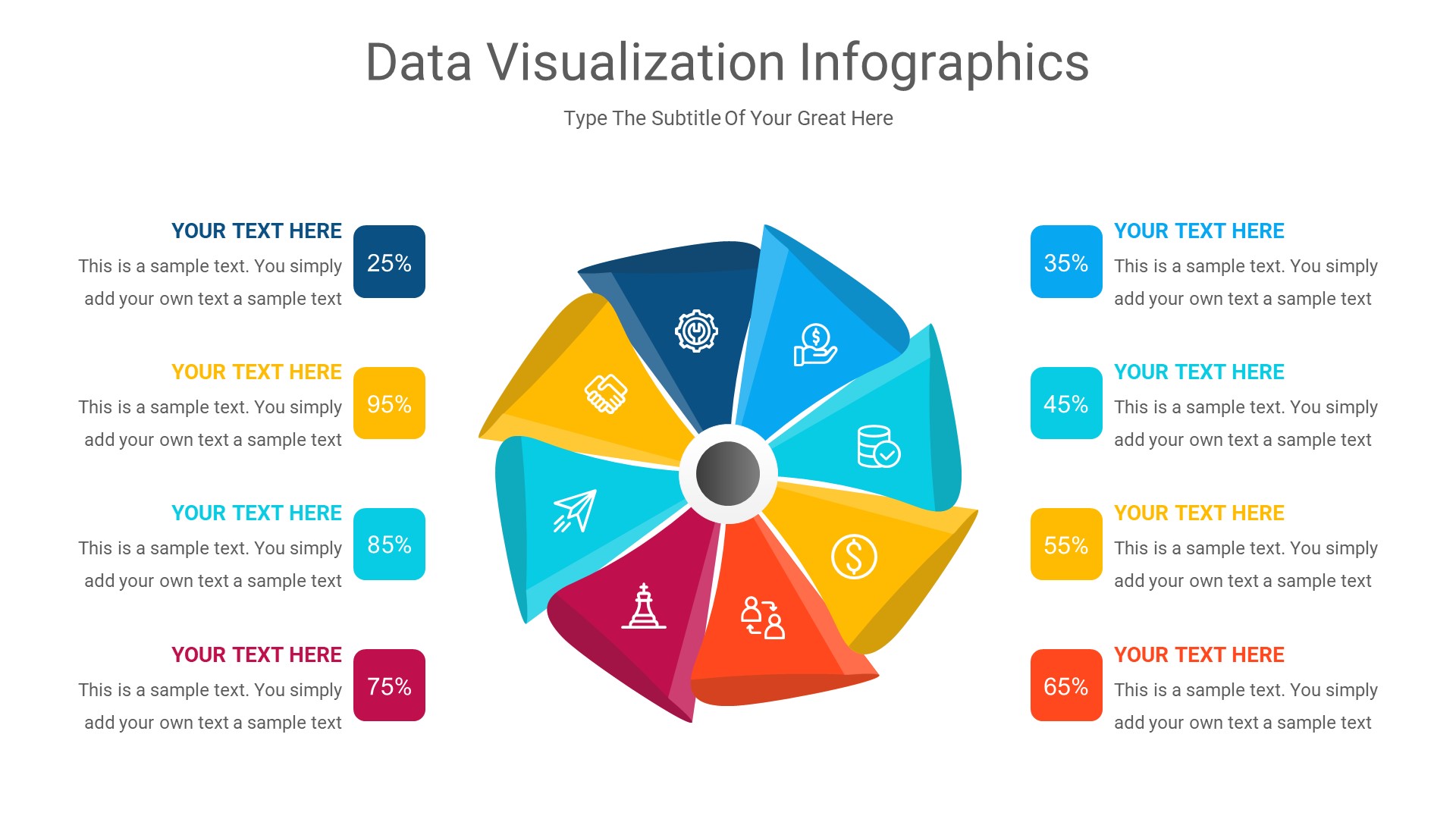 Data Visualization - PowerPoint Infographics Slides, Presentation Templates