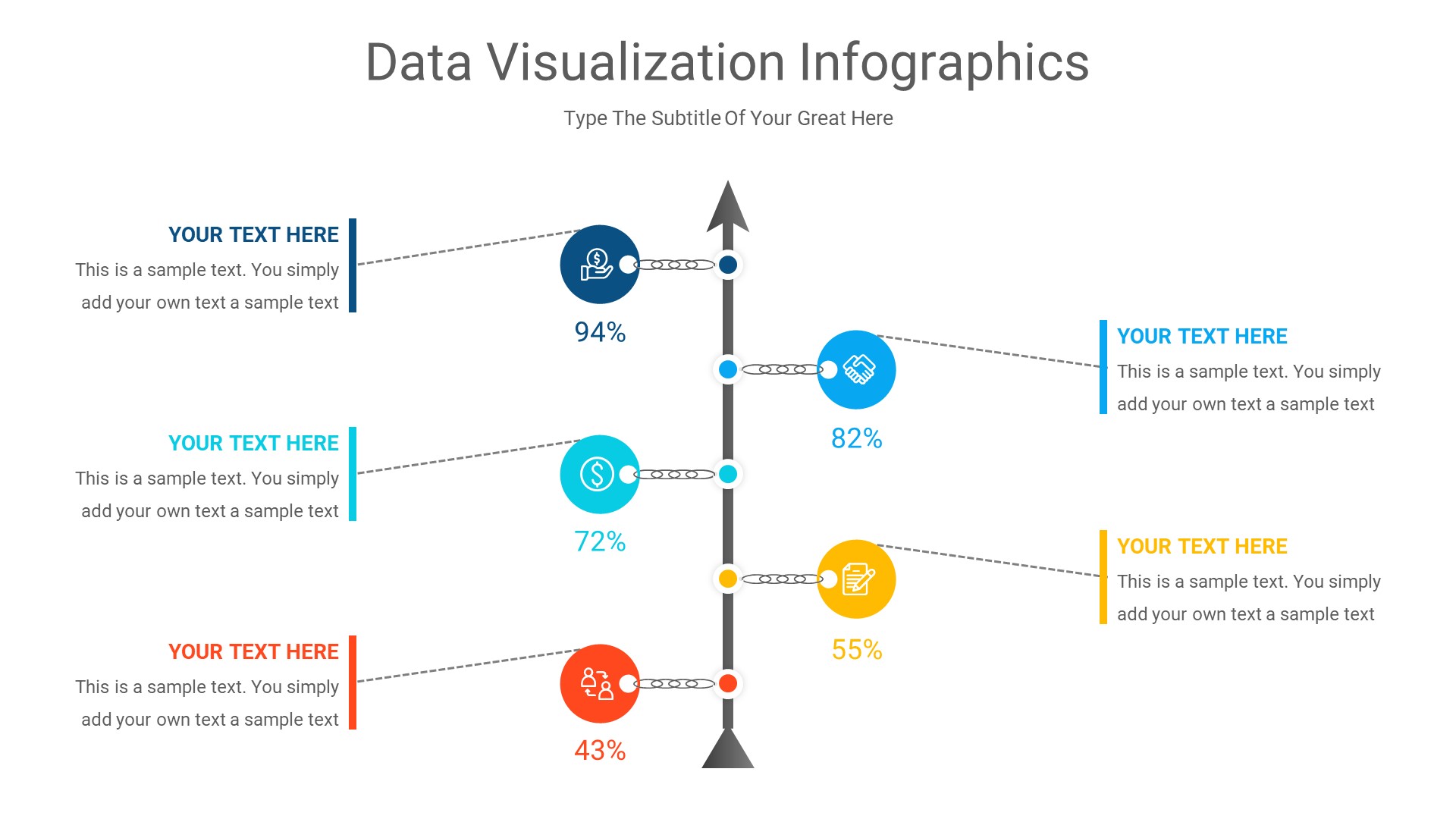 Data Visualization - PowerPoint Infographics Slides, Presentation Templates