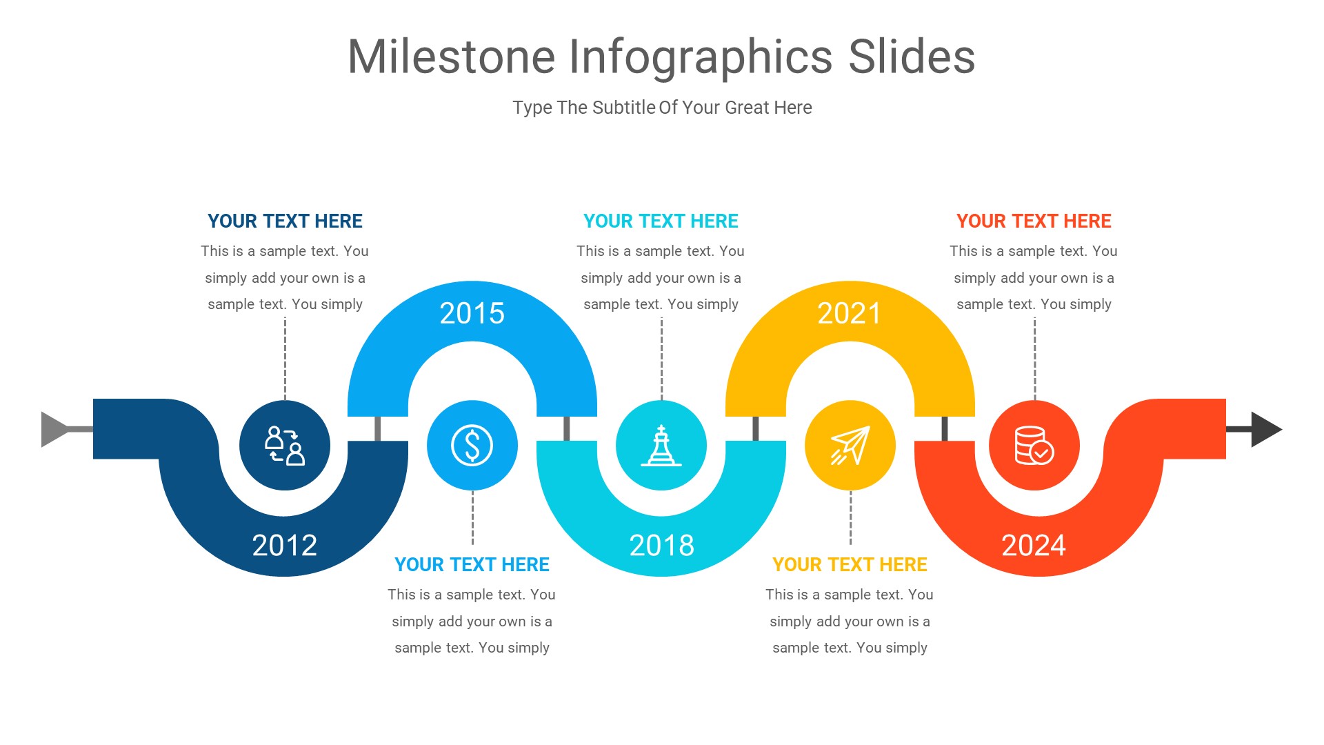 Milestone PowerPoint Infographics, Presentation Templates | GraphicRiver