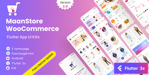 MaanStore- Flutter eCommerce App UI Kit (eCommerce & WooCommerce)