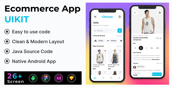 Ecommerce App UI Kit & Code
