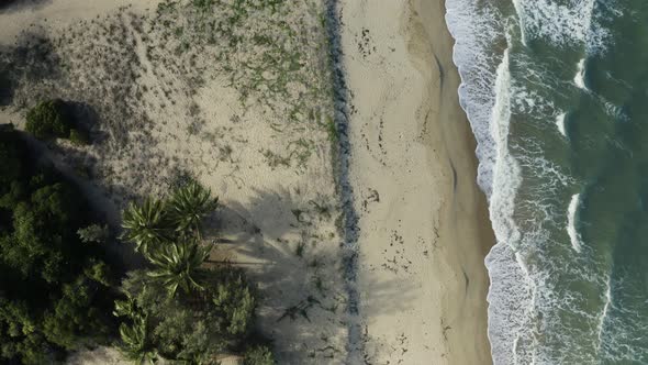  Aerial, Beautiful Panoramic View On Wangetti Beach In Cairns In Queensland, Australia