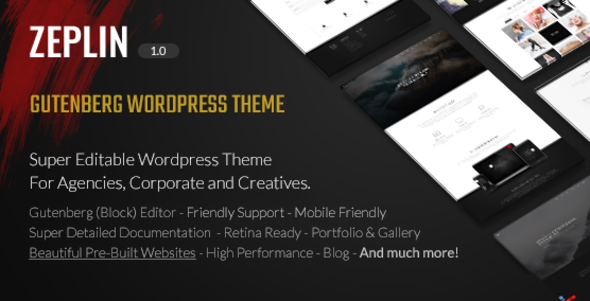 Zeplin | Creative WordPress Theme