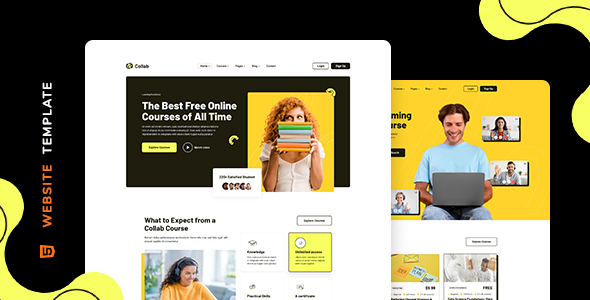 Lovely Collab – Online Learning Website Template