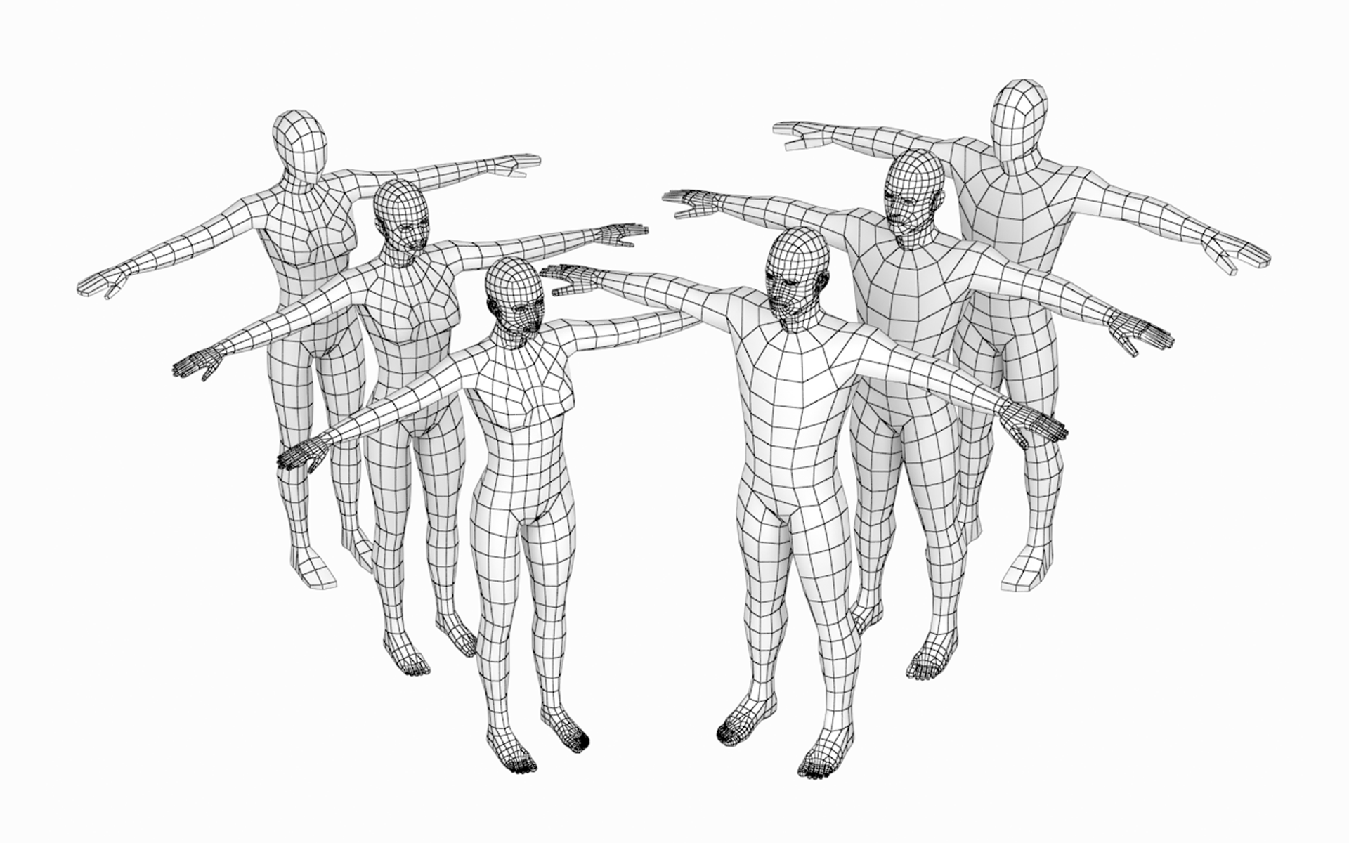 HUMAN---Male---T Pose 3D Model $15 - .3ds .fbx .max .obj - Free3D