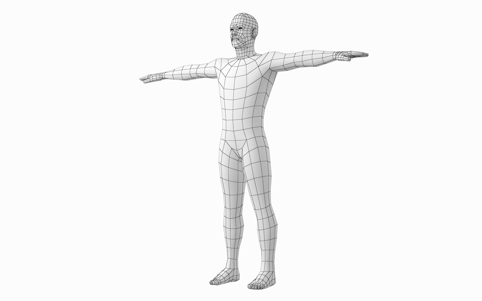 Natural Female in T-Pose Base Mesh by valeriik