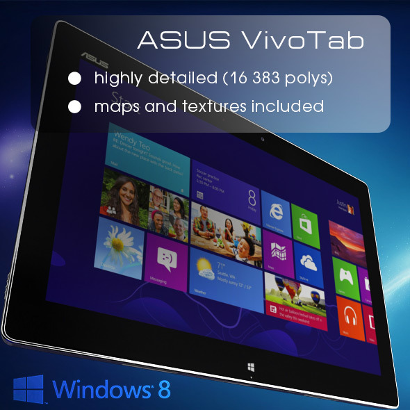 Windows 8 Tablet - 3Docean 3730466