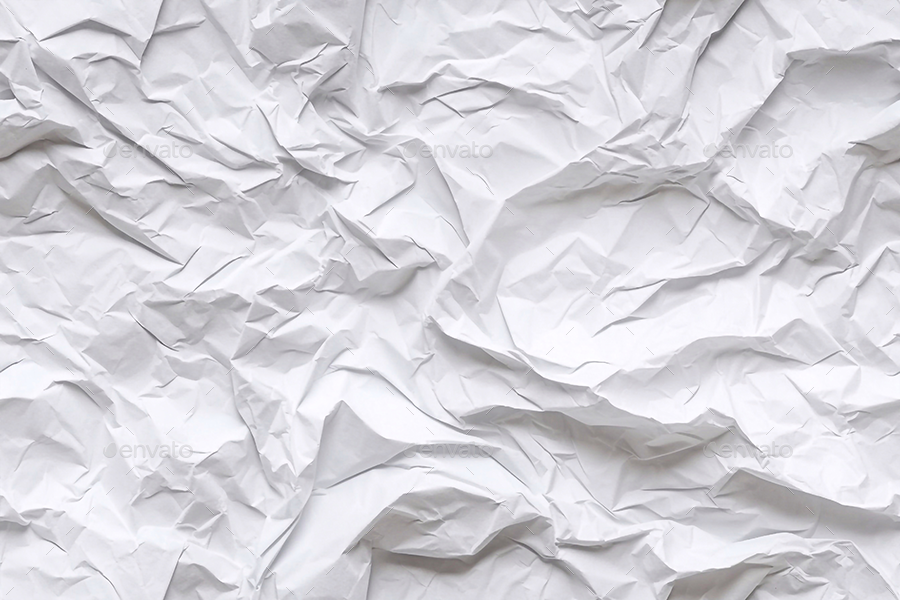 White Crumpled Paper Seamless Texture Backgrounds, Graphics | GraphicRiver