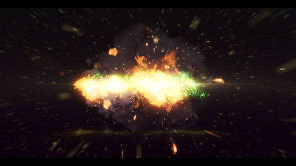 Explosion Cinematic Ambient Logo Sting