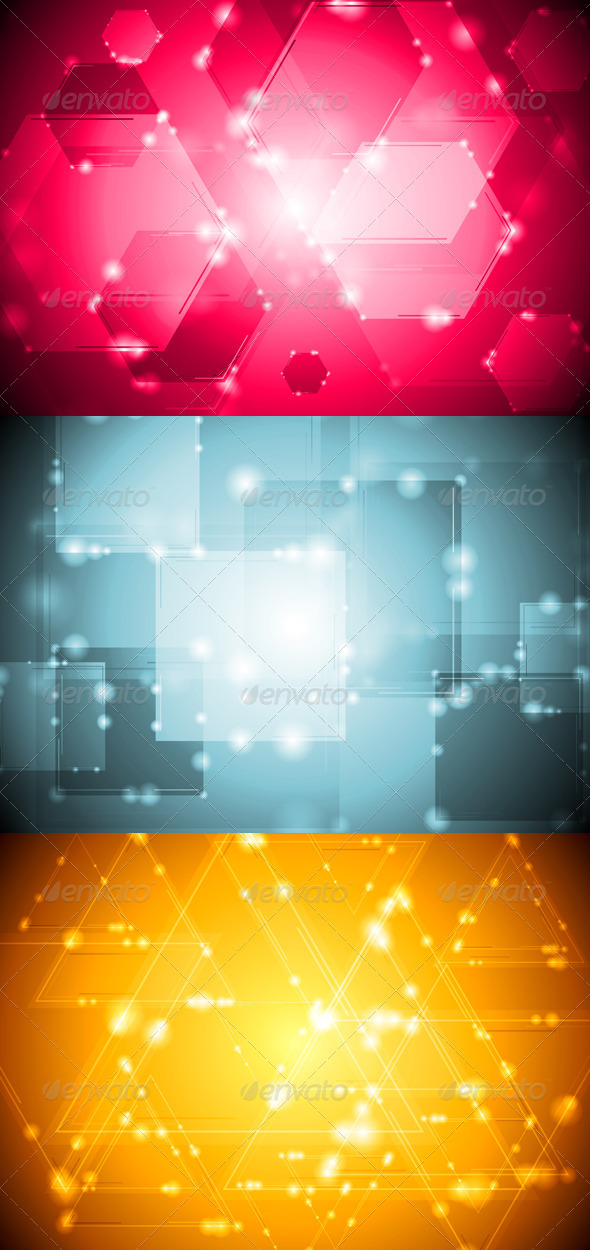 Bright technology design - Backgrounds Decorative