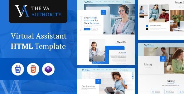 The VA Authority | Virtual Assistant HTML Template