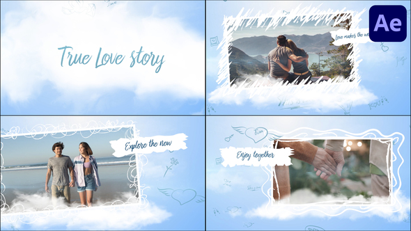 True Love Story for After Effects
