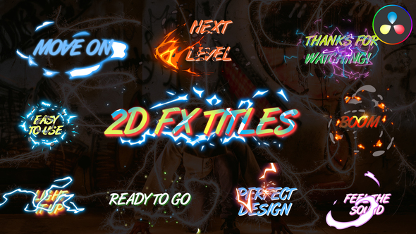 Dynamic 2D FX Titles | DaVinci Resolve