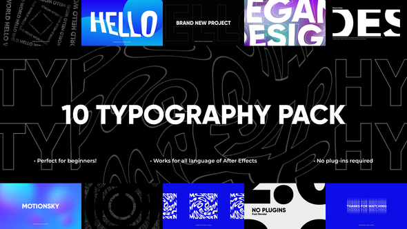 10 Perfect Typography Pack | Premiere Pro