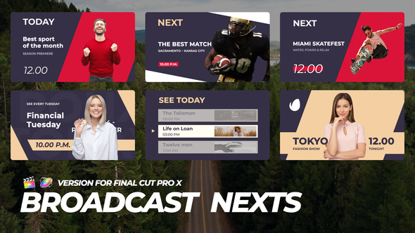 Broadcast Nexts for FCPX