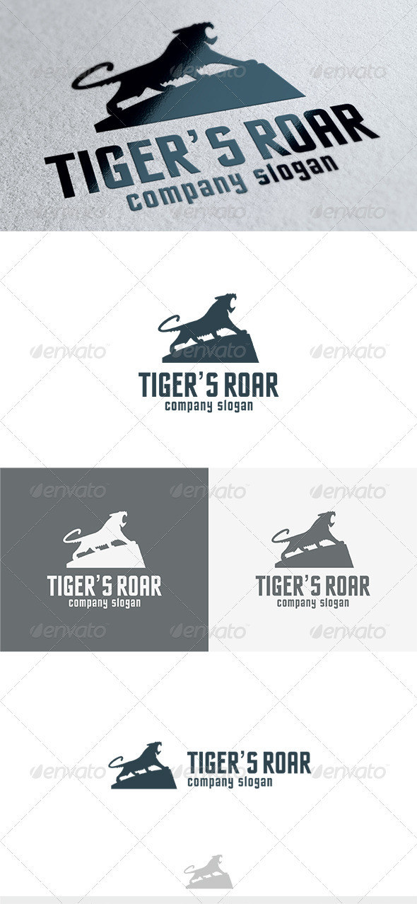 Tigers Roar Logo - Animals Logo Templates