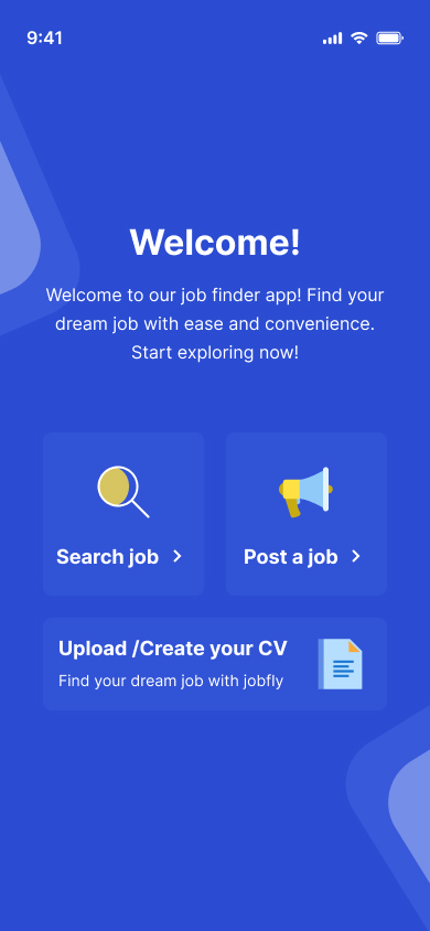 Jobfly - Job Board Figma UI Template for Job Portal Mobile App by themeix