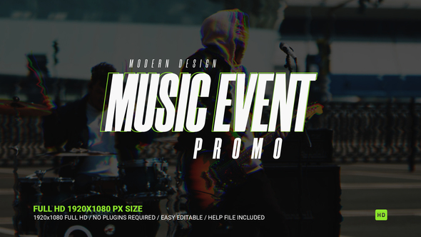 Music Event Promo Product Promo template preview