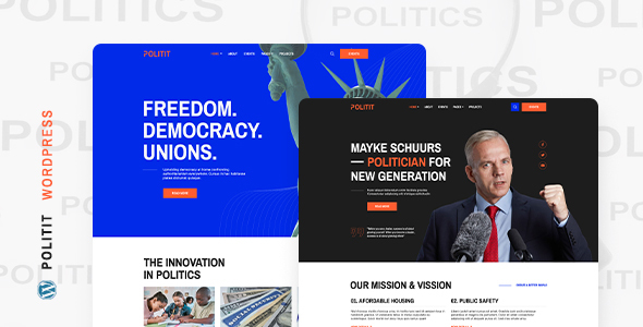 Politit – Political Party WordPress Theme