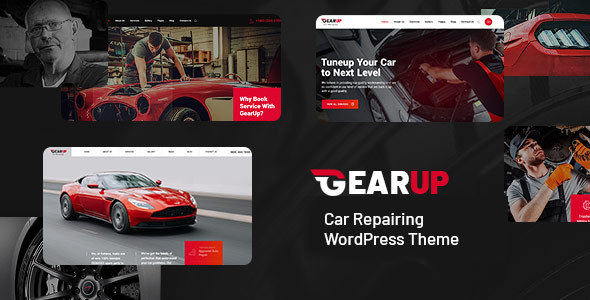 GearUp – Car Repairing WordPress Theme