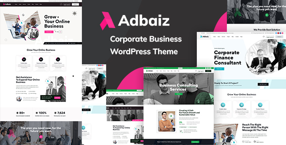 Adbaiz - Corporate Business WordPress Theme
