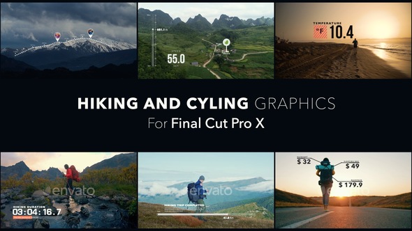 Hiking and Cycling for Final Cut Pro X