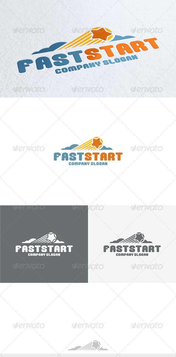 Fast Start Logo - Vector Abstract