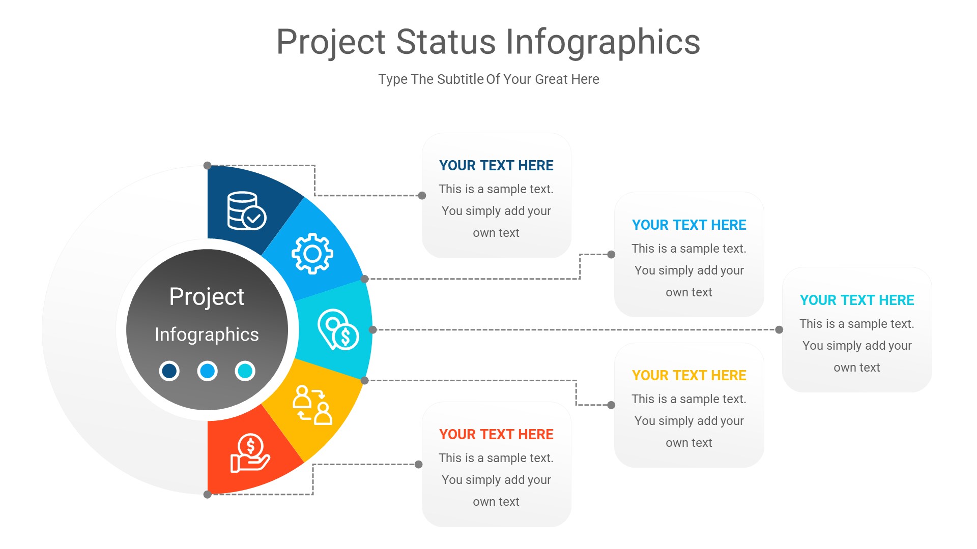 Project Status infographics Keynote Template Presentation, Presentation ...