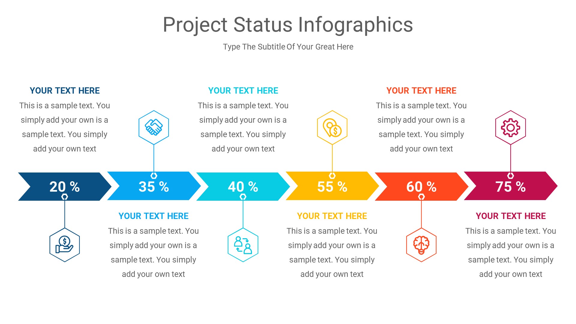 Project Status infographics Keynote Template Presentation, Presentation ...