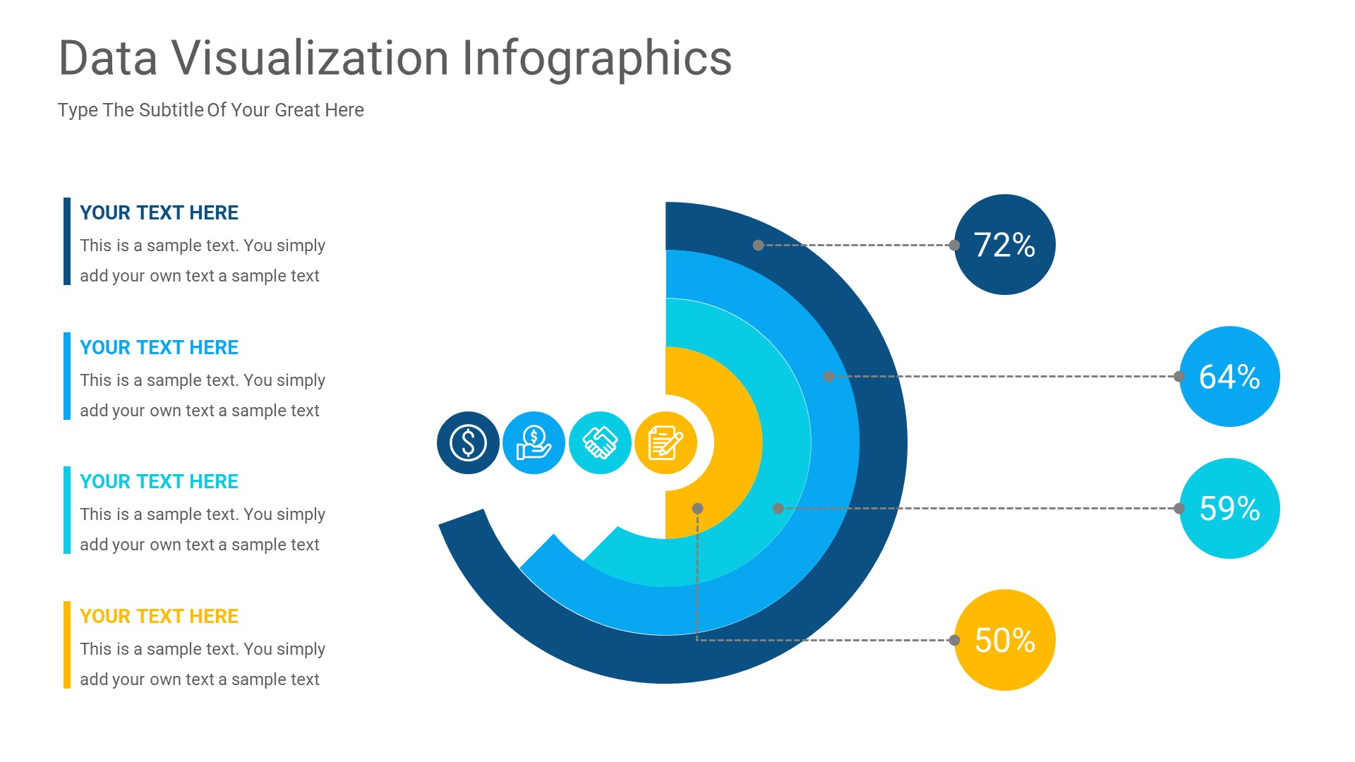 Data Visualization Keynote Infographics Slides, Presentation Templates