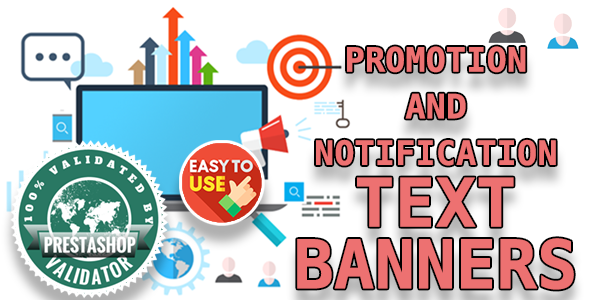 [DOWNLOAD]Promotion and Notification Text Banners Prestashop module