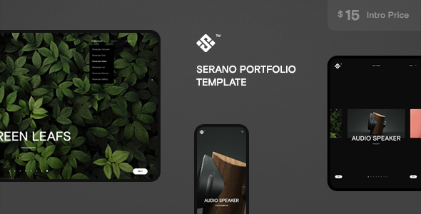 Exceptional Serano - Creative Portfolio Template