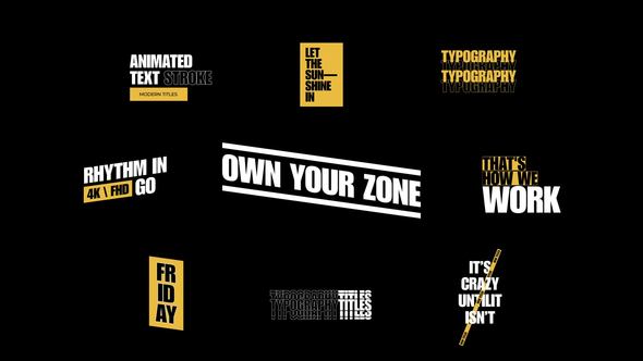 Big Titles 5.0 | After Effects Titles template preview