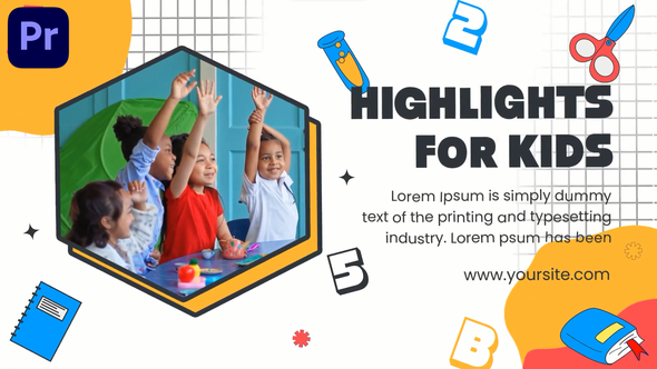 Kids Education Slideshow | MOGRT alt