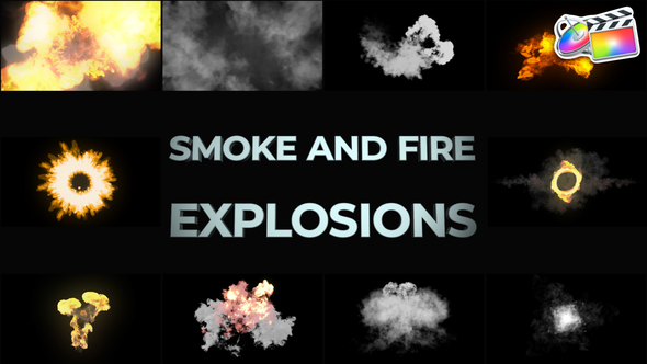 Smoke And Fire Explosions And Transitions for FCPX