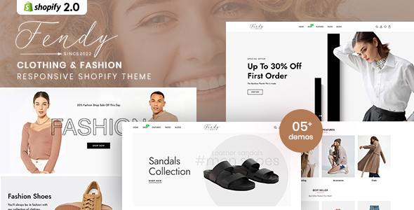 Fendy – Clothing & Fashion Responsive Shopify Theme