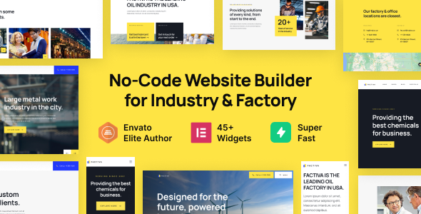 Factiva – Industry & Factory WordPress Theme