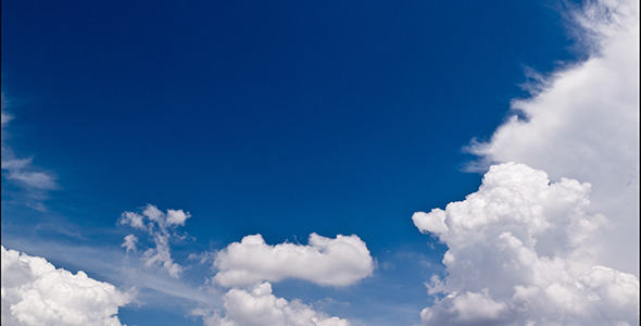 Clouds On Blue Sky II- 4K Resolution by azamshah72v | VideoHive