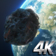 Asteroids Approaching Earth 4K - VideoHive Item for Sale
