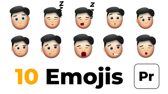 Boy Emoji | Sleeping | Thinking