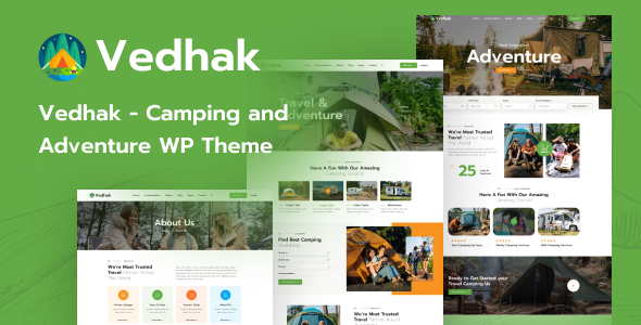 Vedhak – Camping and Adventure WordPress Theme