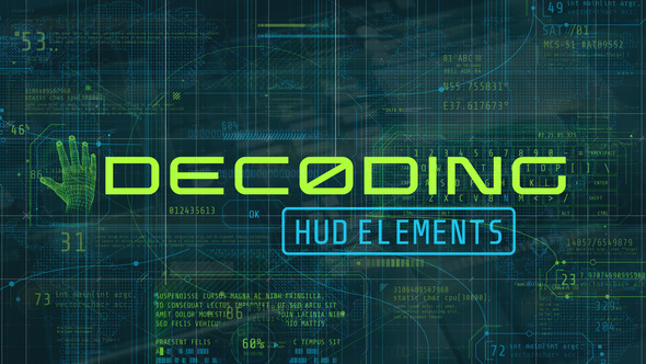 Decoding HUD Elements Infographics template preview