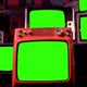 Vintage TVs Green Screen. - VideoHive Item for Sale