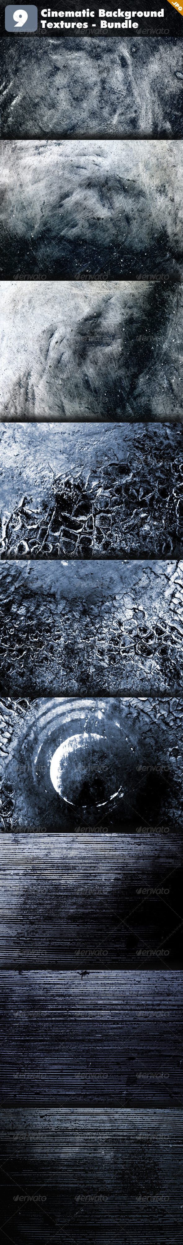 Cinematic Background Textures - Bundle - Industrial / Grunge Textures