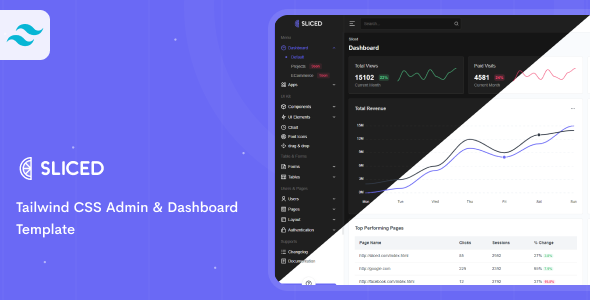 Great Sliced - Tailwind CSS Admin & Dashboard Template