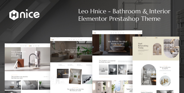 Leo Hnice - Bathroom & Interior Elementor Prestashop Theme