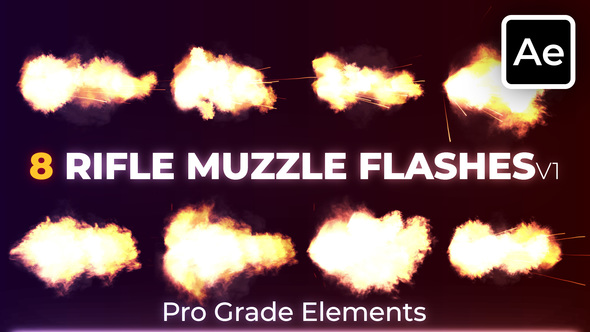 Rifles Muzzle Flashes 1