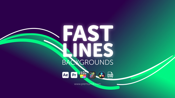 Fast Lines Backgrounds Elements template preview